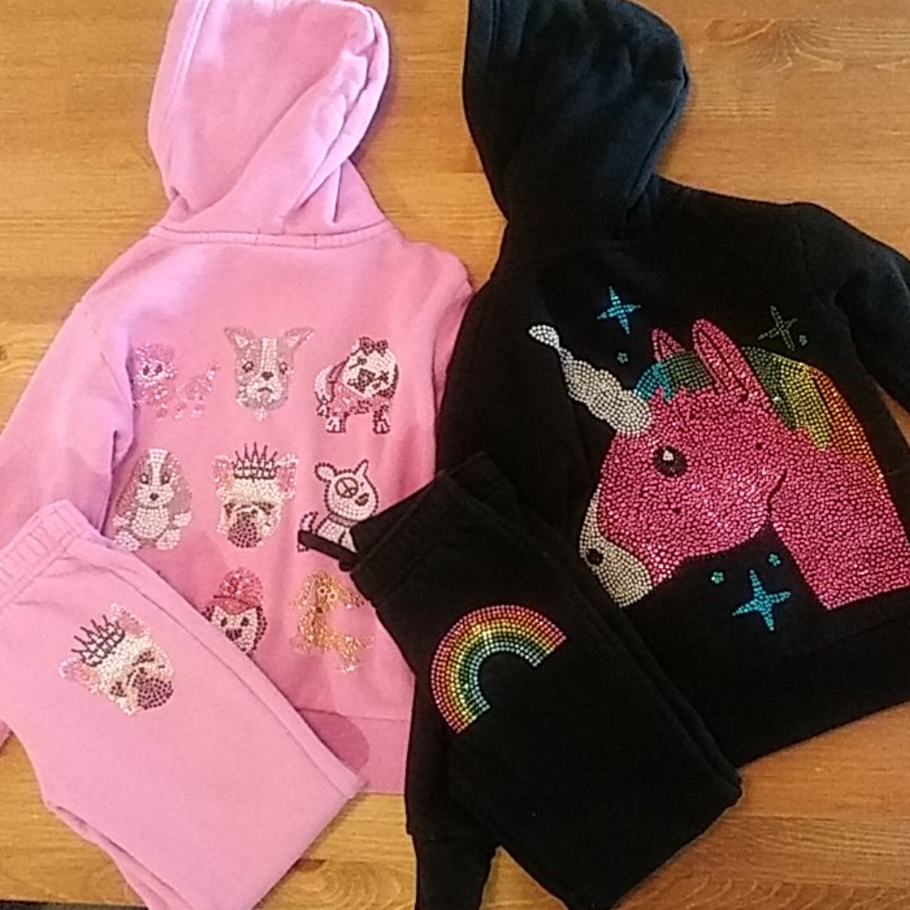 Bling bling sweat suits